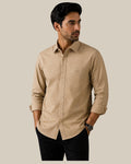 PRIME EXCHANGE-Men’s Premium Regular fit Shirt| Full Sleeve Solid Shirt