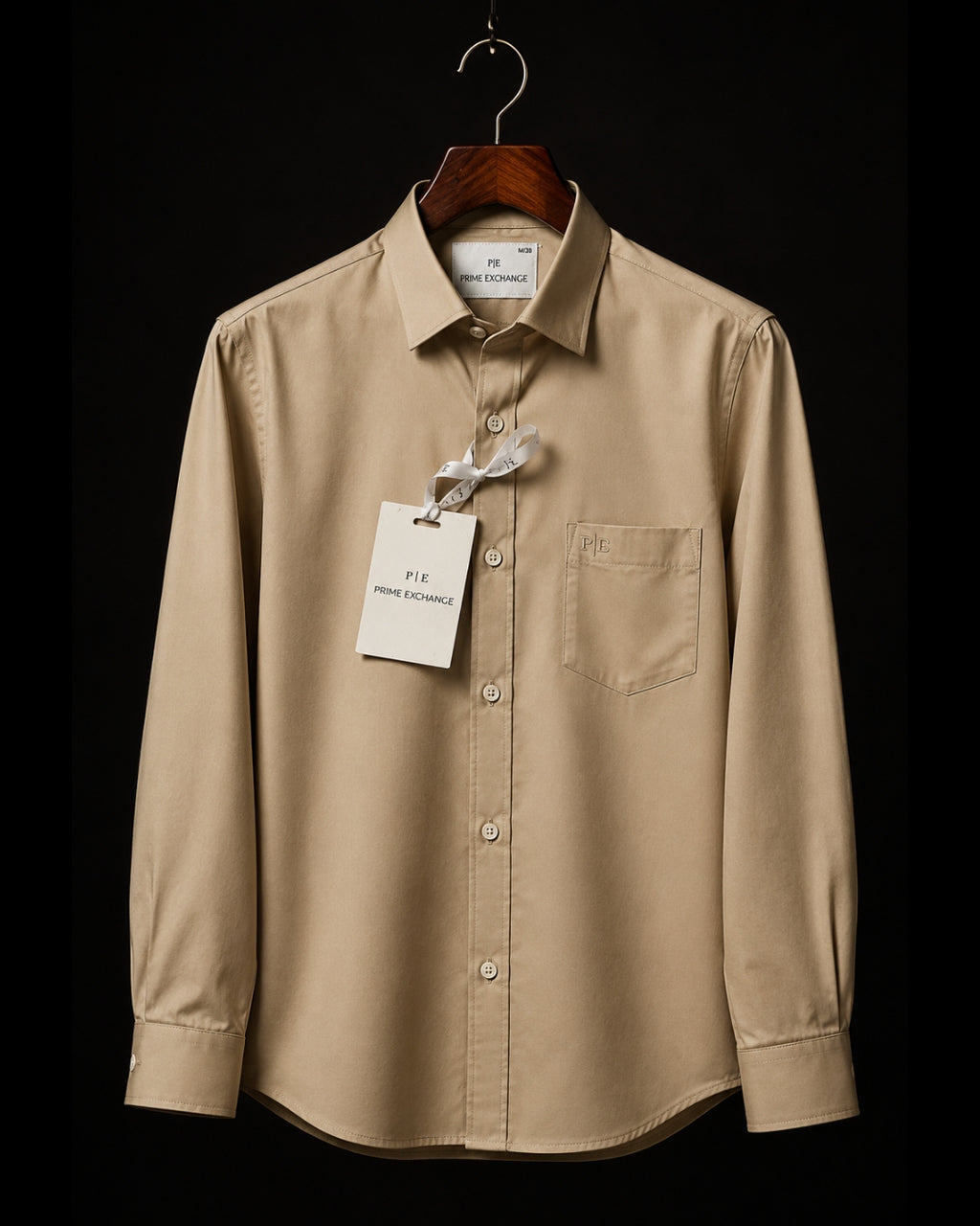 PRIME EXCHANGE-Men’s Premium Regular fit Shirt| Full Sleeve Solid Shirt