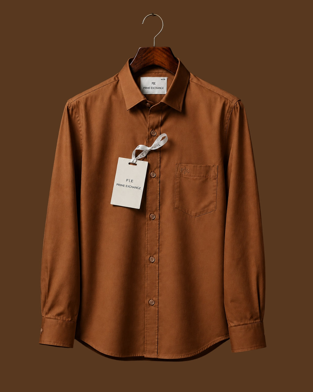 PRIME EXCHANGE-Men’s Premium Regular fit Shirt| Full Sleeve Solid Shirt