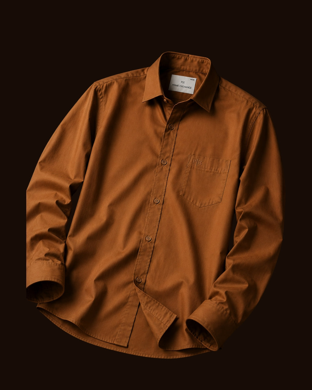 PRIME EXCHANGE-Men’s Premium Regular fit Shirt| Full Sleeve Solid Shirt