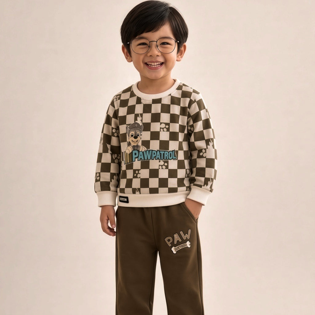 TEENSY-WEENSY|PAW Patrol Checkerboard Co-ord Set