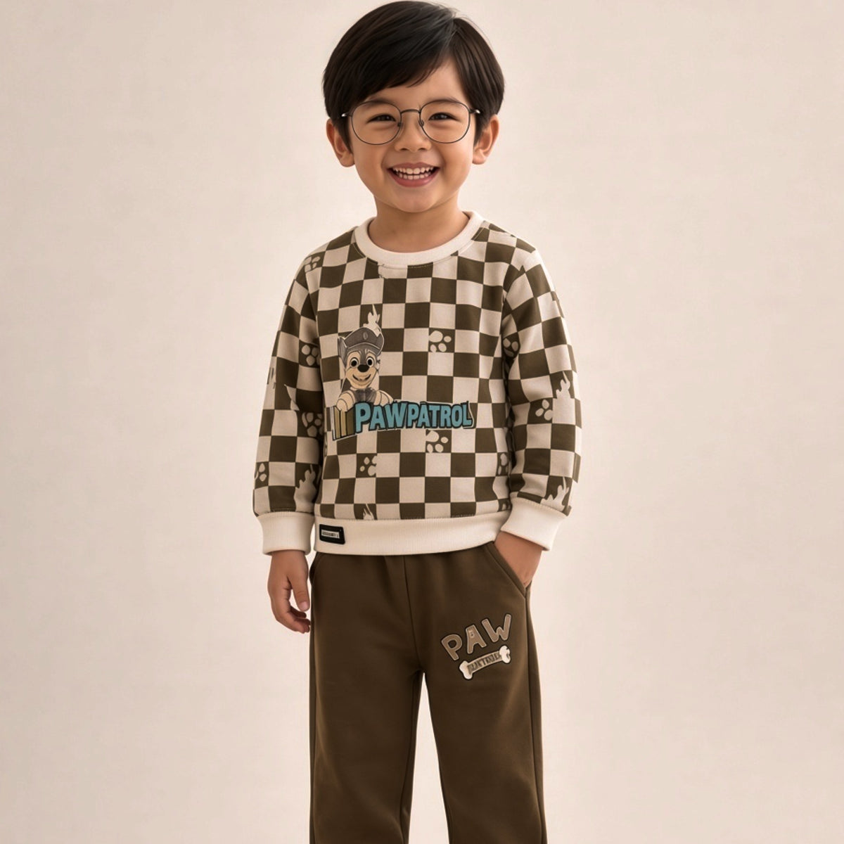 TEENSY-WEENSY|PAW Patrol Checkerboard Co-ord Set