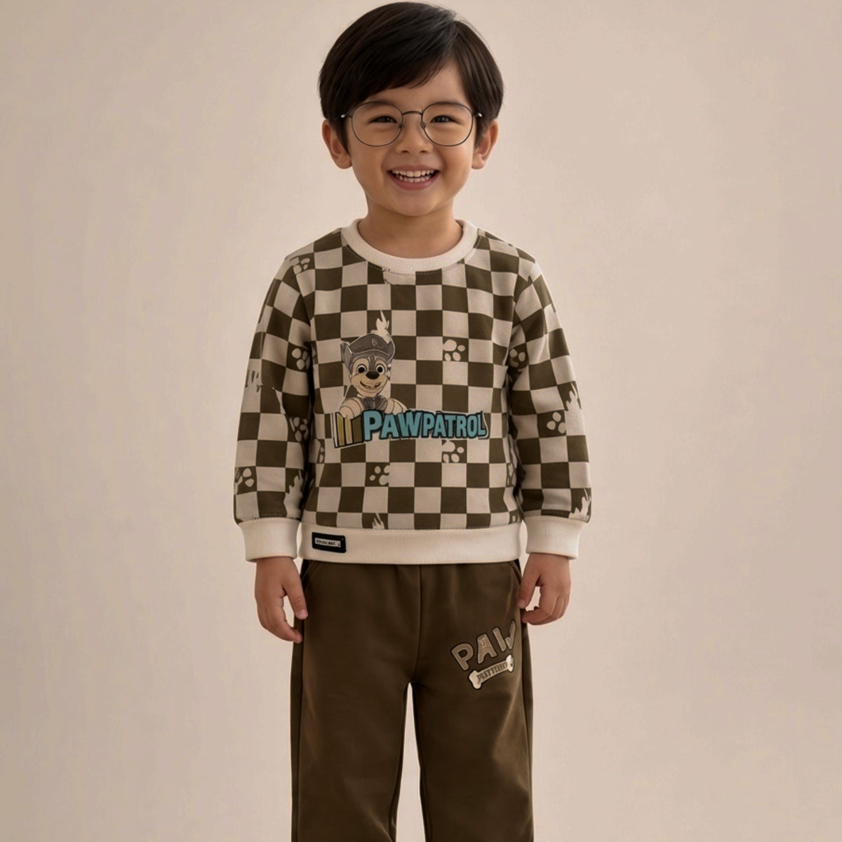 TEENSY-WEENSY|PAW Patrol Checkerboard Co-ord Set