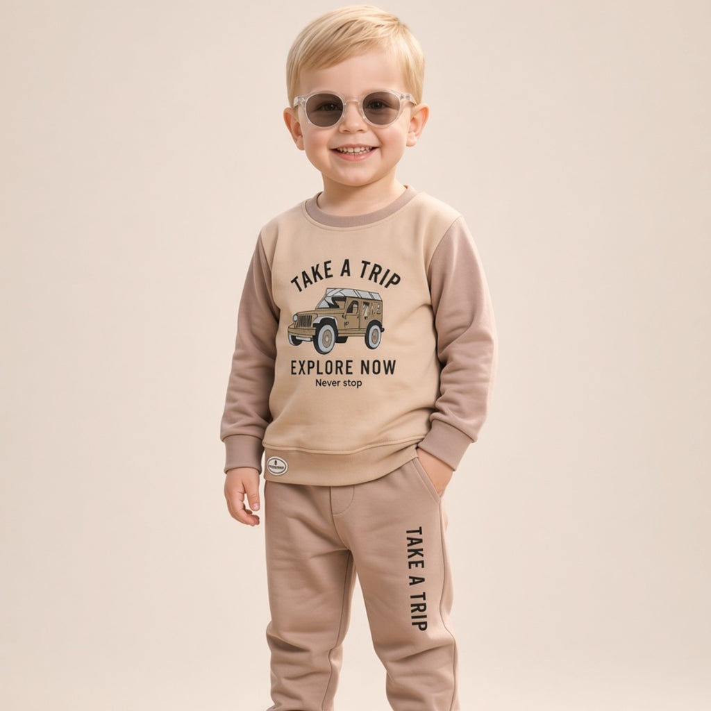 TEENSY-WEENSY|Safari Explorer Graphic Co-ord Set