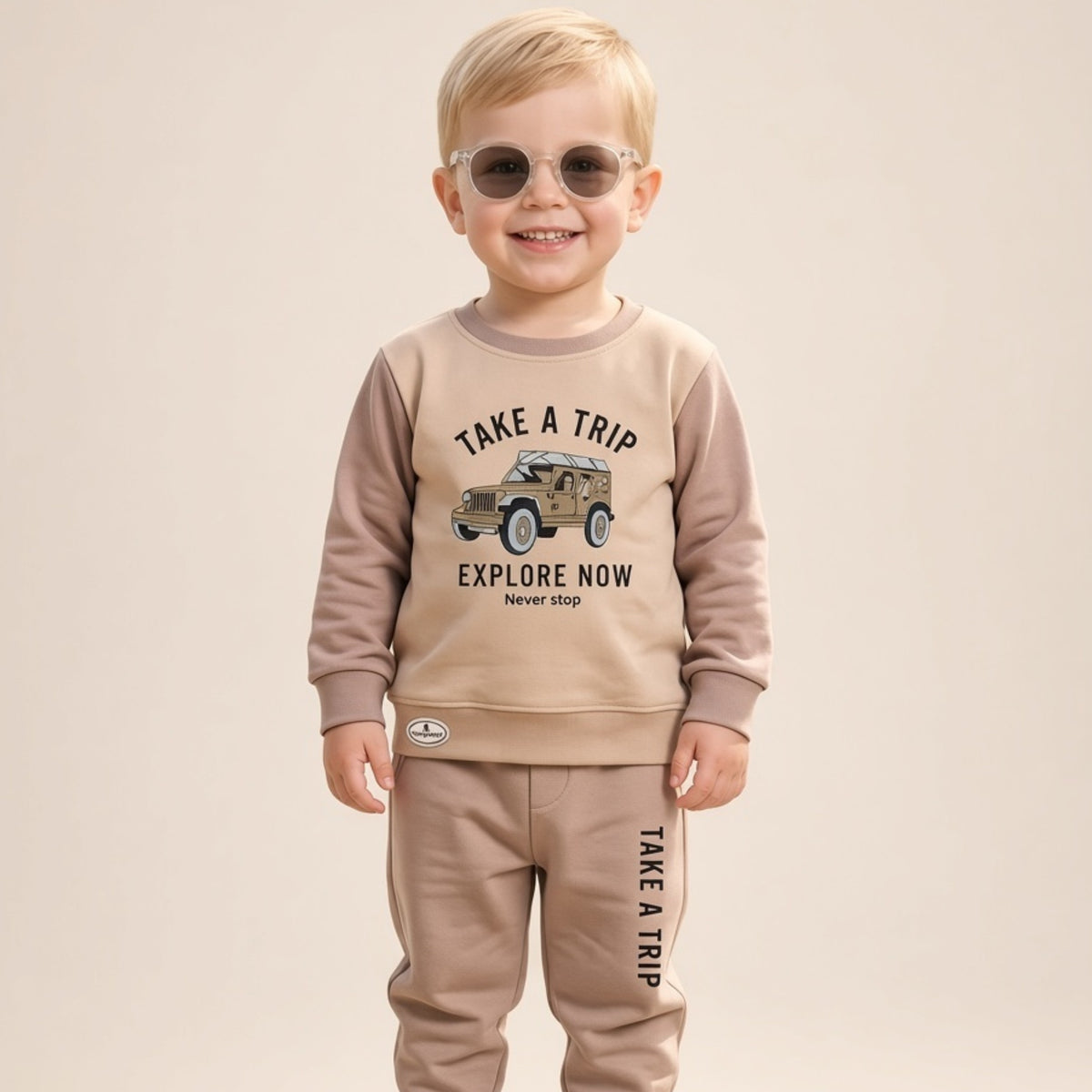 TEENSY-WEENSY|Safari Explorer Graphic Co-ord Set
