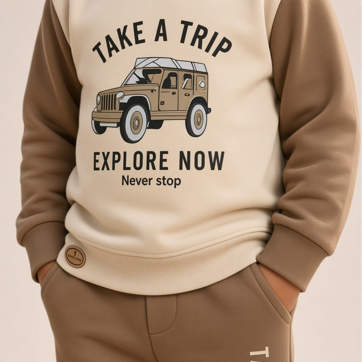 TEENSY-WEENSY|Safari Explorer Graphic Co-ord Set