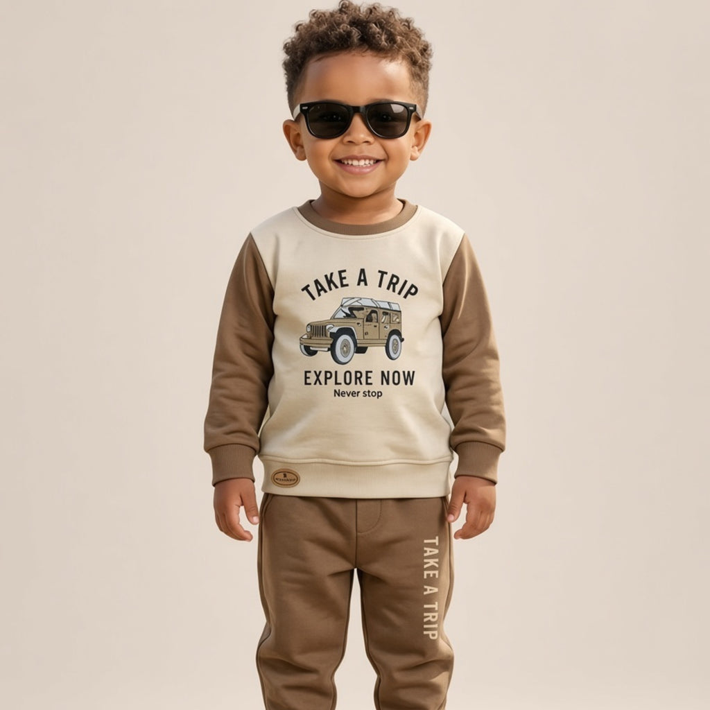 TEENSY-WEENSY|Safari Explorer Graphic Co-ord Set