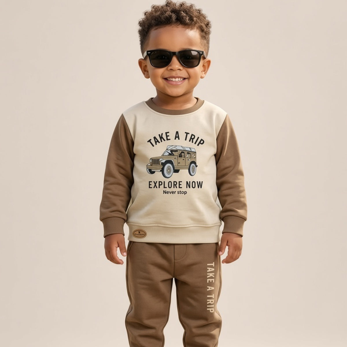 TEENSY-WEENSY|Safari Explorer Graphic Co-ord Set