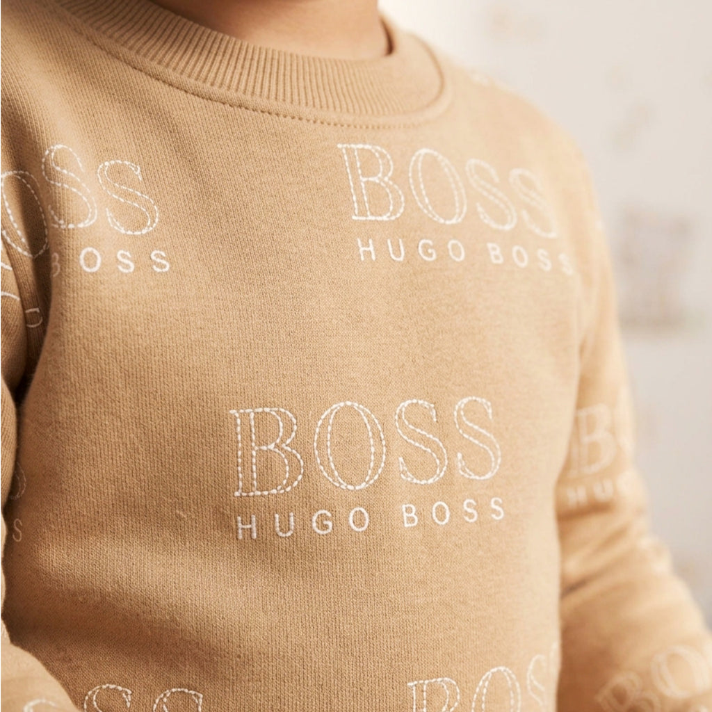 TEENSY-WEENSY|All-Over Monogram Fleece Set