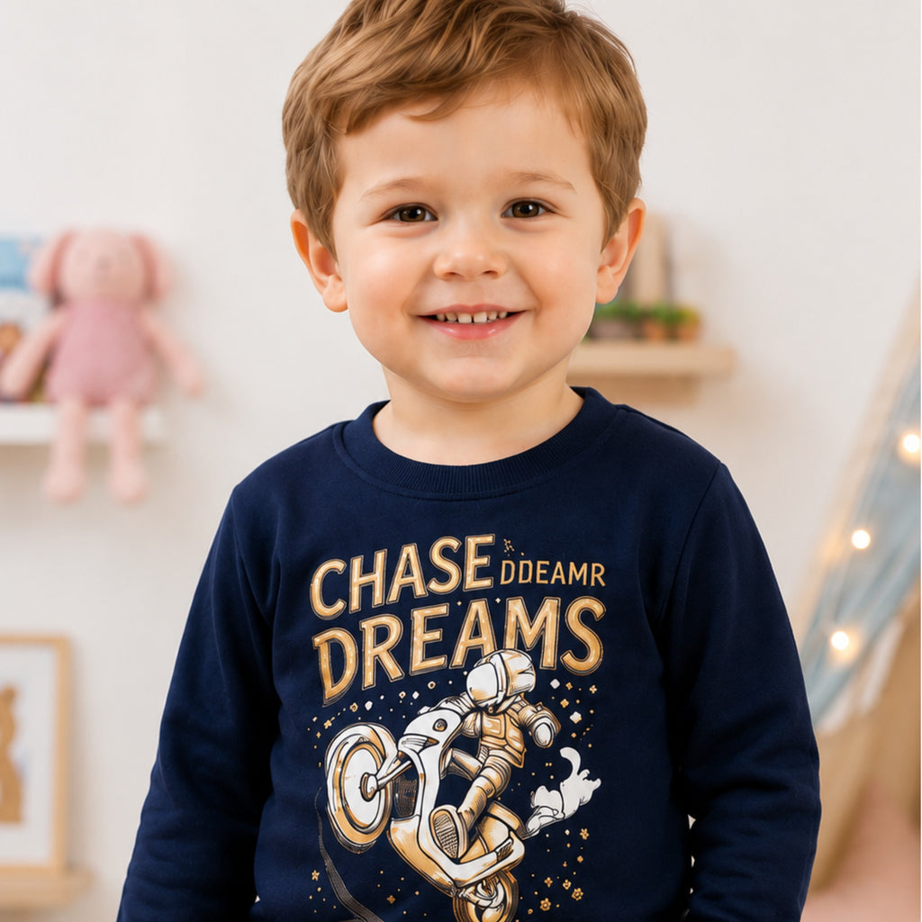 TEENSY-WEENSY|Astro Biker Printed Two-Piece Set