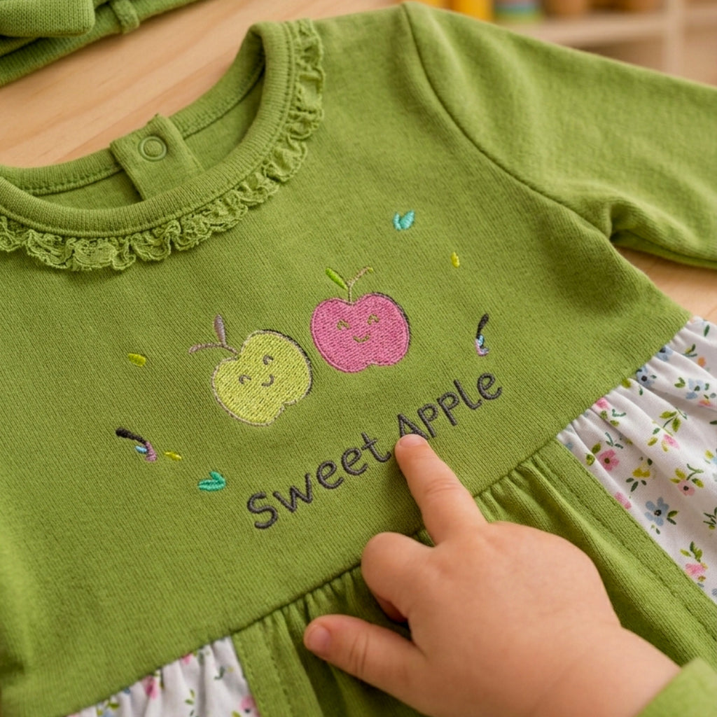 NANNY-Baby Girl 2-Piece Dress & Pants Set