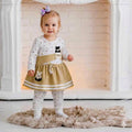 NANNY-Toddler Girl Star Print Dress Set