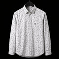PRIME EXCHANGE-White Floral Printed Shirt