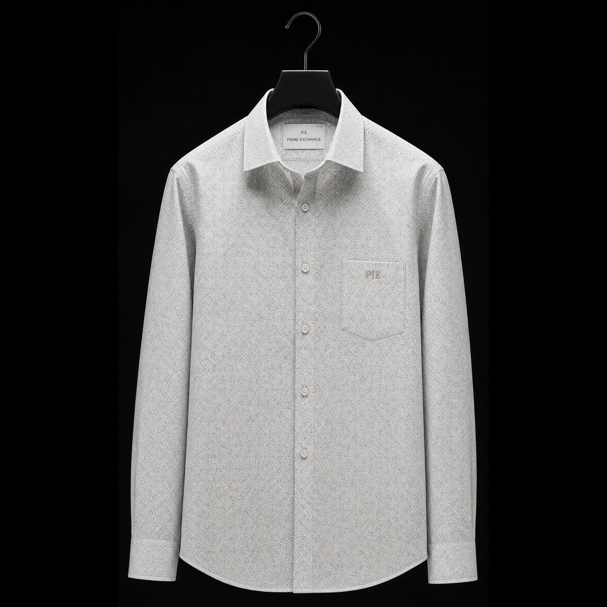 PRIME EXCHANGE-Light Gray Pocket Shirt