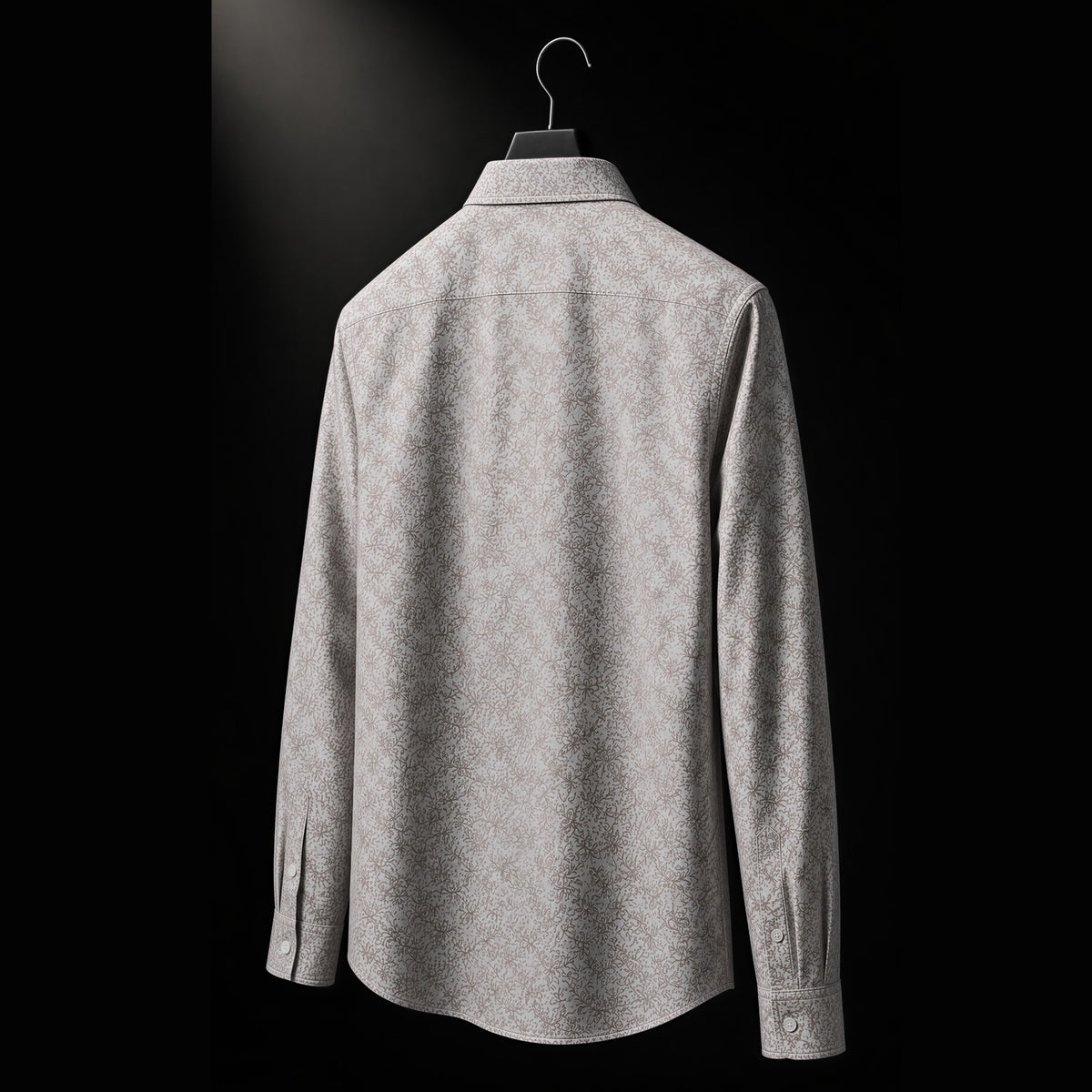 PRIME EXCHANGE-Floral Long Sleeve Shirt