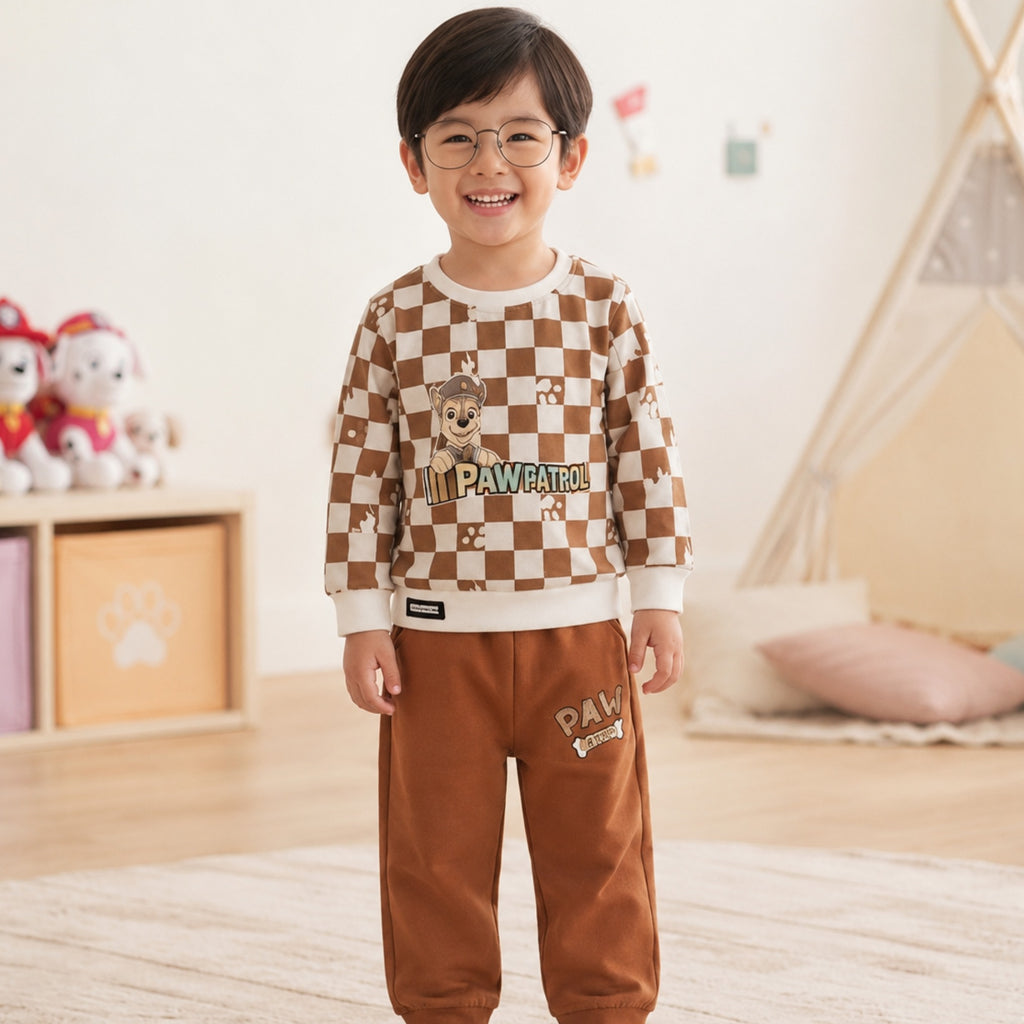 TEENSY-WEENSY|PAW Patrol Checkerboard Co-ord Set