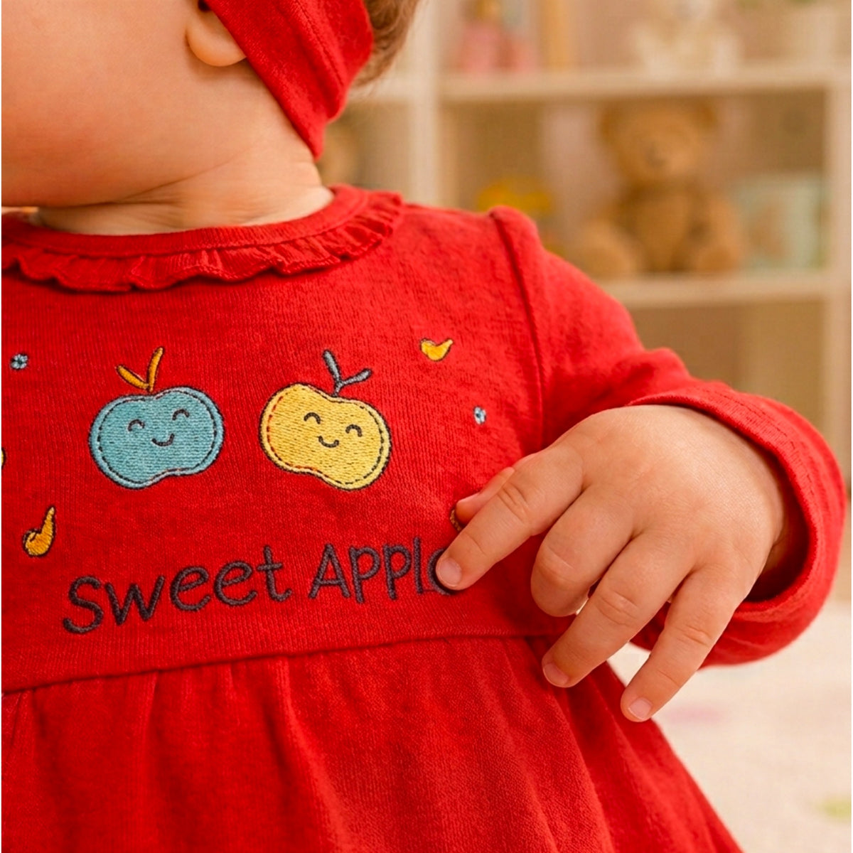 NANNY-Baby Girl 2-Piece Dress & Pants Set