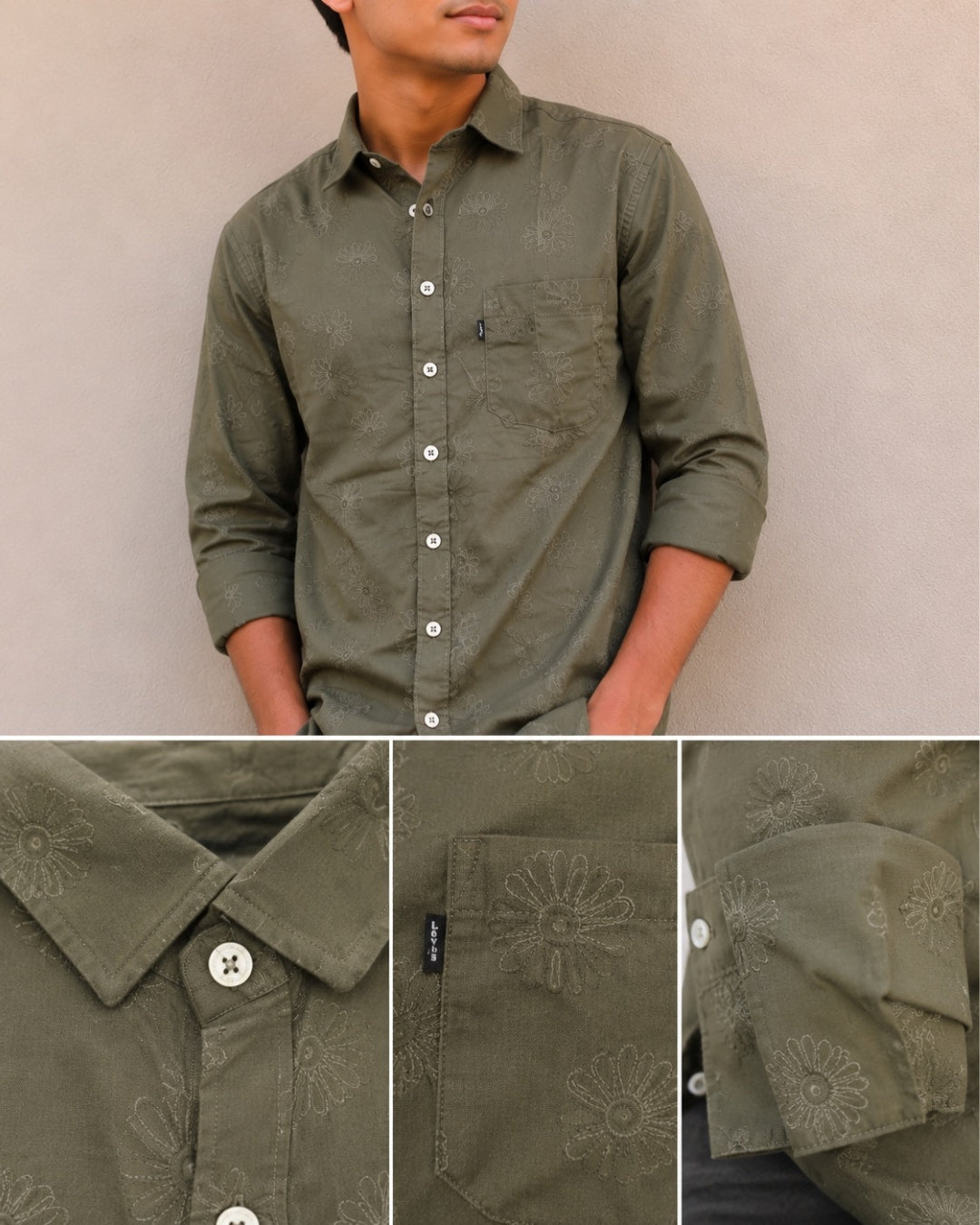 G_FIVE-Regular Fit Casual Shirt | Full Sleeve Cotton Blend Shirt for Kids
