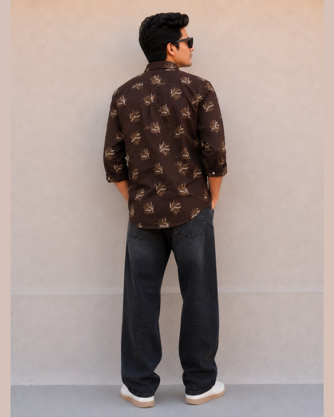 G_FIVE-Regular Fit Casual Shirt | Full Sleeve Cotton Blend Shirt for Kids