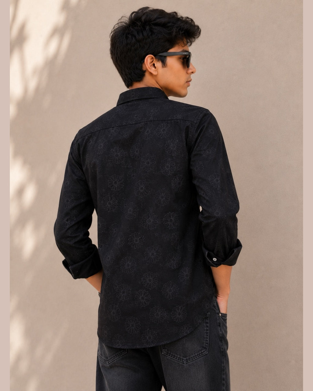 G_FIVE-Regular Fit Casual Shirt | Full Sleeve Cotton Blend Shirt for Kids