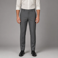 MALENO-Men's Charcoal Grey Slim Fit Formal Trousers