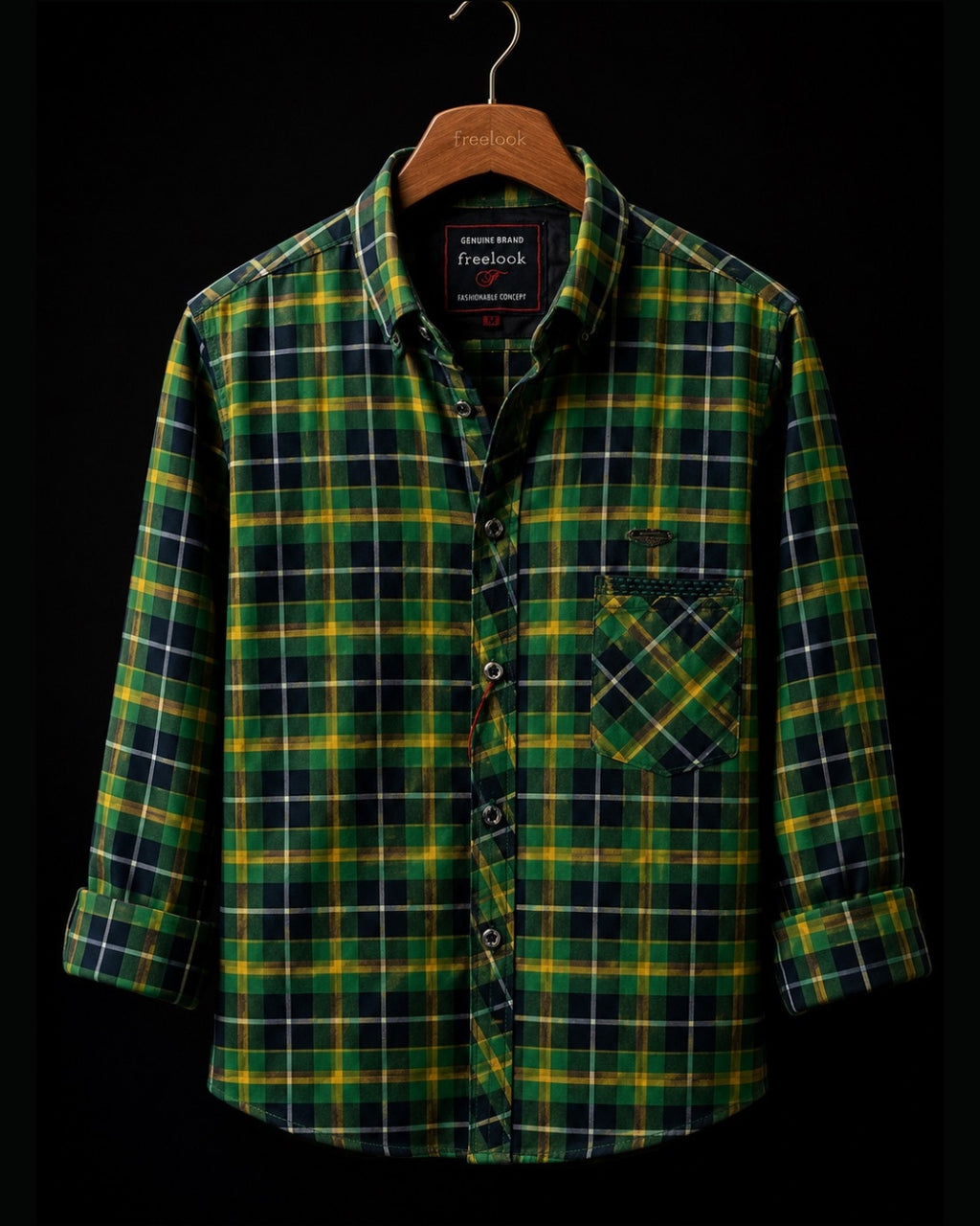 FREELOOK-  Boys Checkered Casual Multicolor Shirt