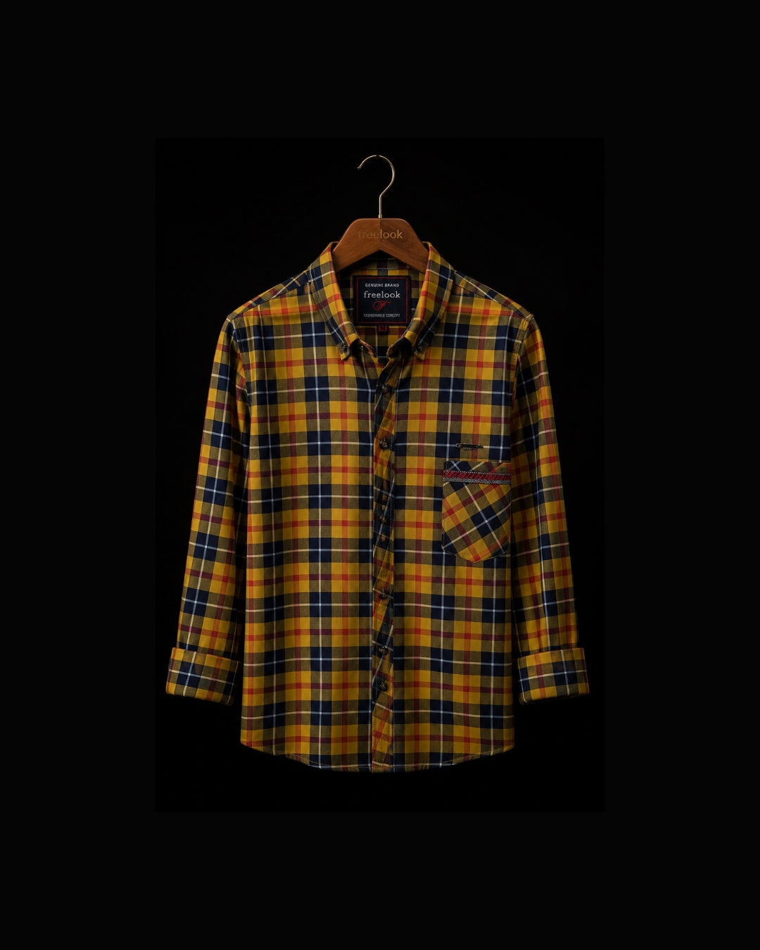 FREELOOK-  Boys Checkered Casual Multicolor Shirt