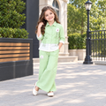 PERFECT GIRL-Girl's Mint Green Co-Ord Blazer & Trouser Set